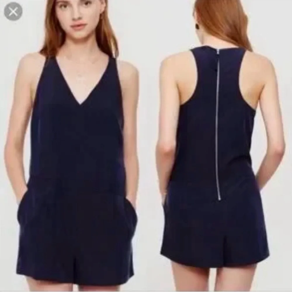 Lou & Grey Deep Blue Romper size S